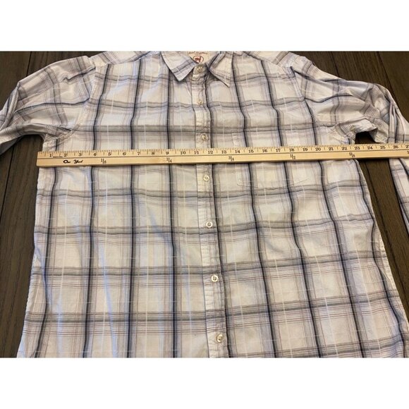 Red Camel Men’s Large Plaid Shirt Button Down Long Sleeves Casual - Picture 10 of 11